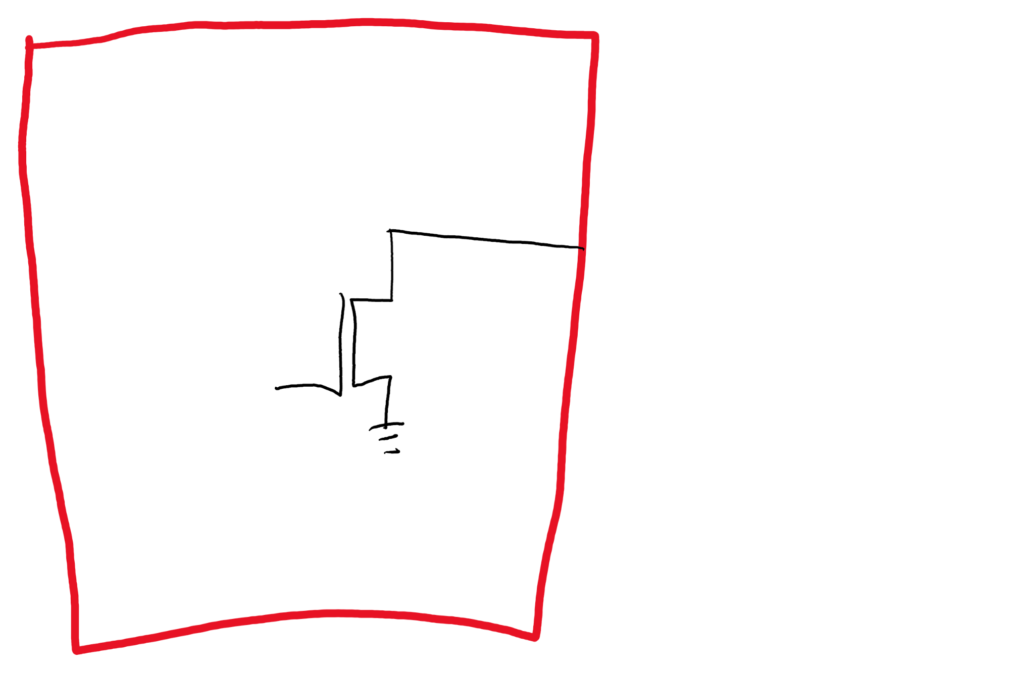 Open drain FET on microcontroller